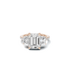 Exquisite Three Stone Ring