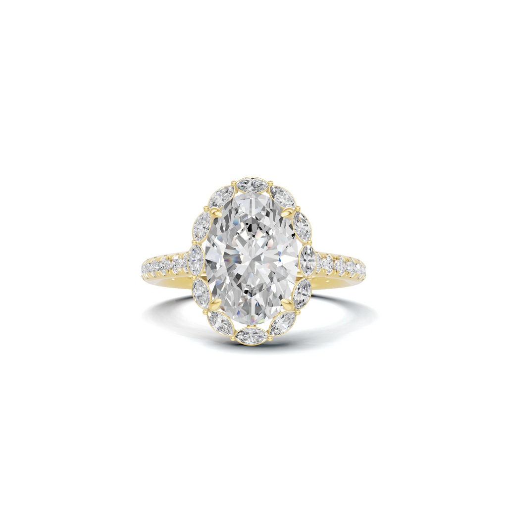 Luxe Halo Accent Ring