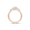 Grand Elegant Three Stone Ring