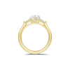 Grand Elegant Three Stone Ring