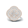 Floral Statement Cluster Ring