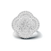 Floral Statement Cluster Ring
