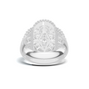 Floral Statement Cluster Ring