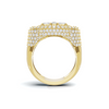 Floral Statement Cluster Ring