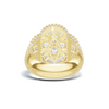 Floral Statement Cluster Ring
