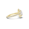Luxe Floral Halo Ring
