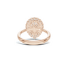 Teardrop Halo Ring