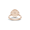 Floral Marquise Halo Ring