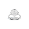 Floral Marquise Halo Ring
