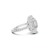 Baguette Halo Ring