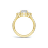Baguette Halo Ring