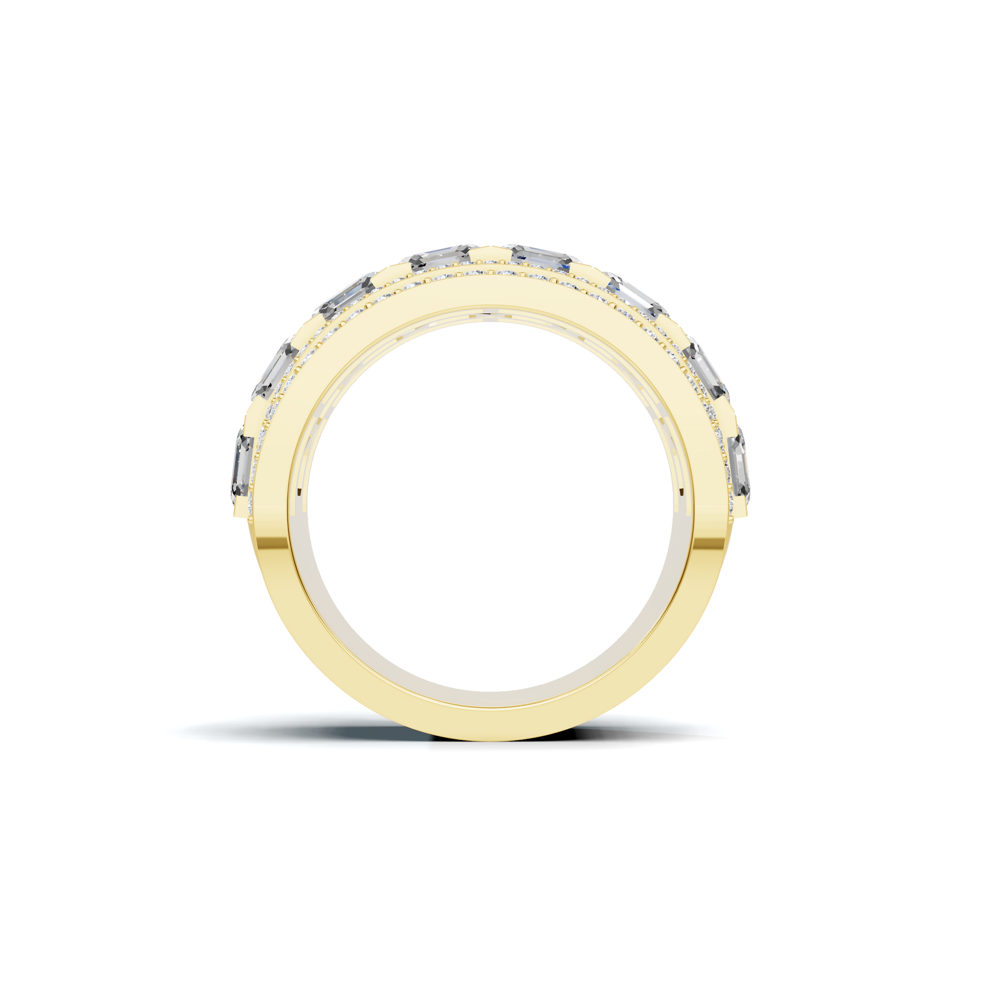 Lustrous Wide Band Ring