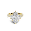 Marquise Half Moon Ring