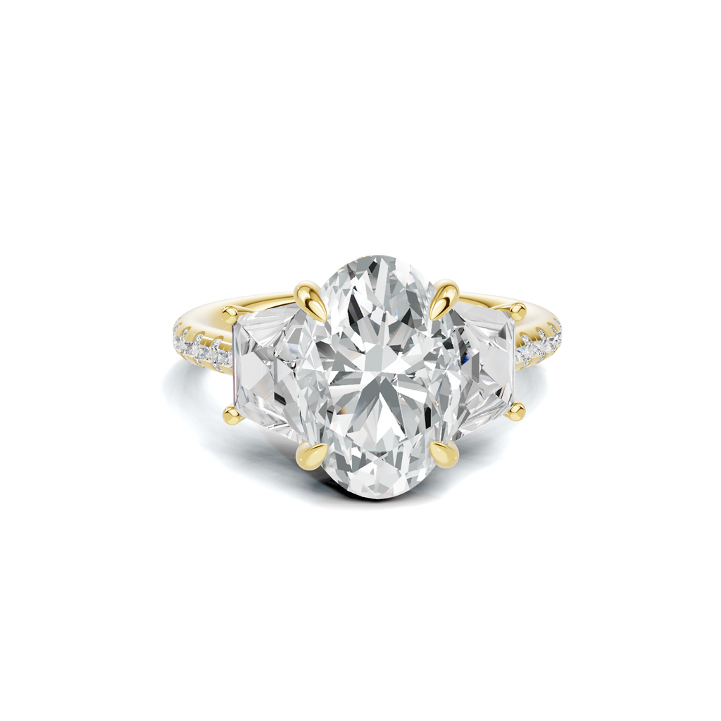 Trapezoid Accented Ring