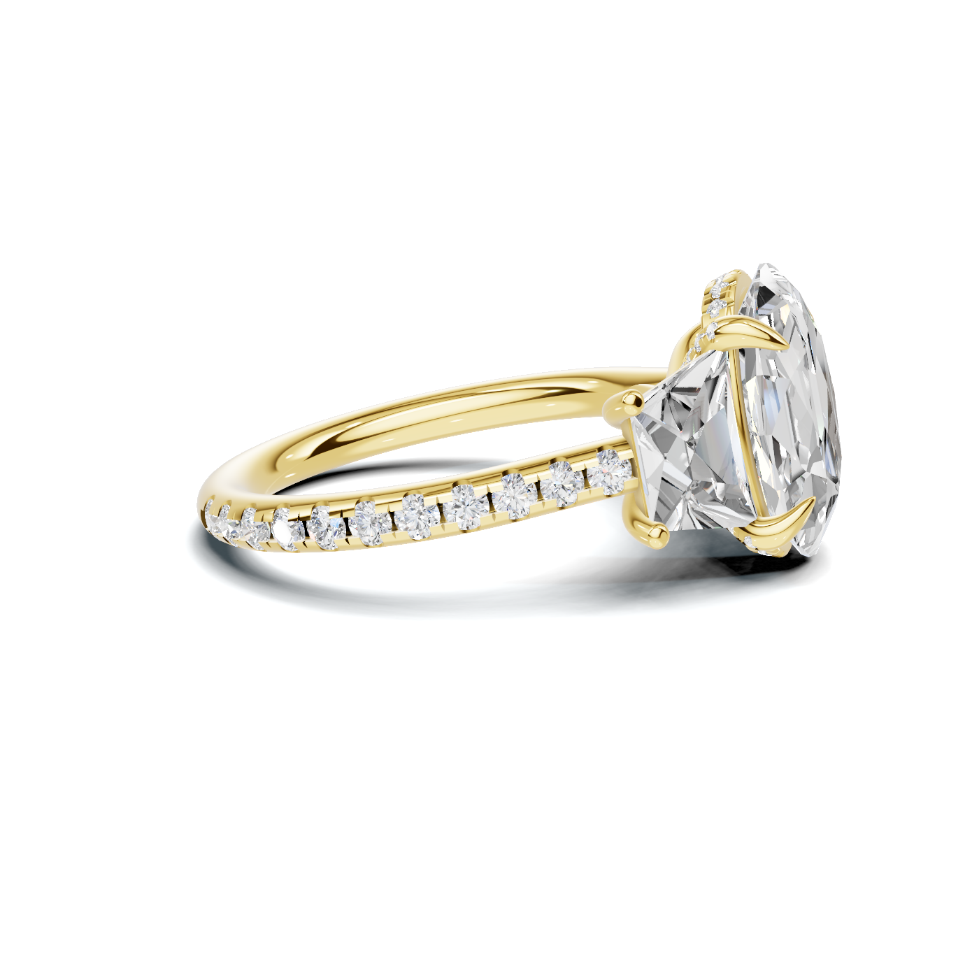 Trapezoid Accented Ring