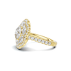 Grand Floral Cluster Ring