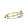 Exquisite Accented Band Ring