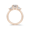Grand Elegant Trapezoid Accent Ring