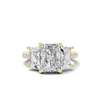 Grand Elegant Trapezoid Accent Ring