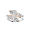 Stunning Teardrop Cluster Ring