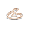 Stunning Teardrop Cluster Ring