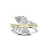 Stunning Teardrop Cluster Ring