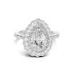 Exquisite Halo Statement Ring