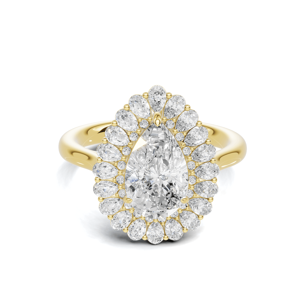 Exquisite Halo Statement Ring