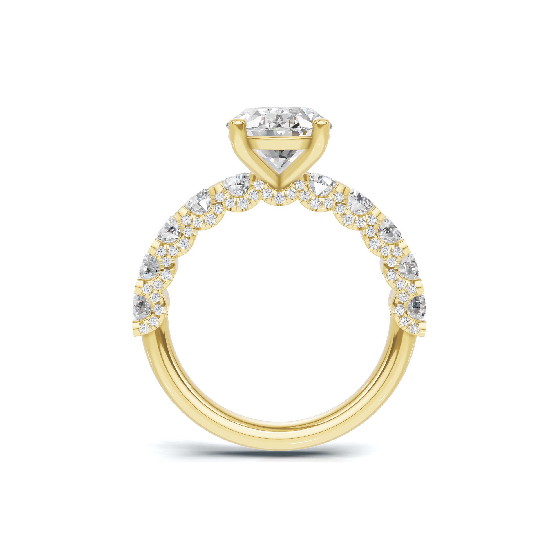Dazzling Pavé Accented Ring