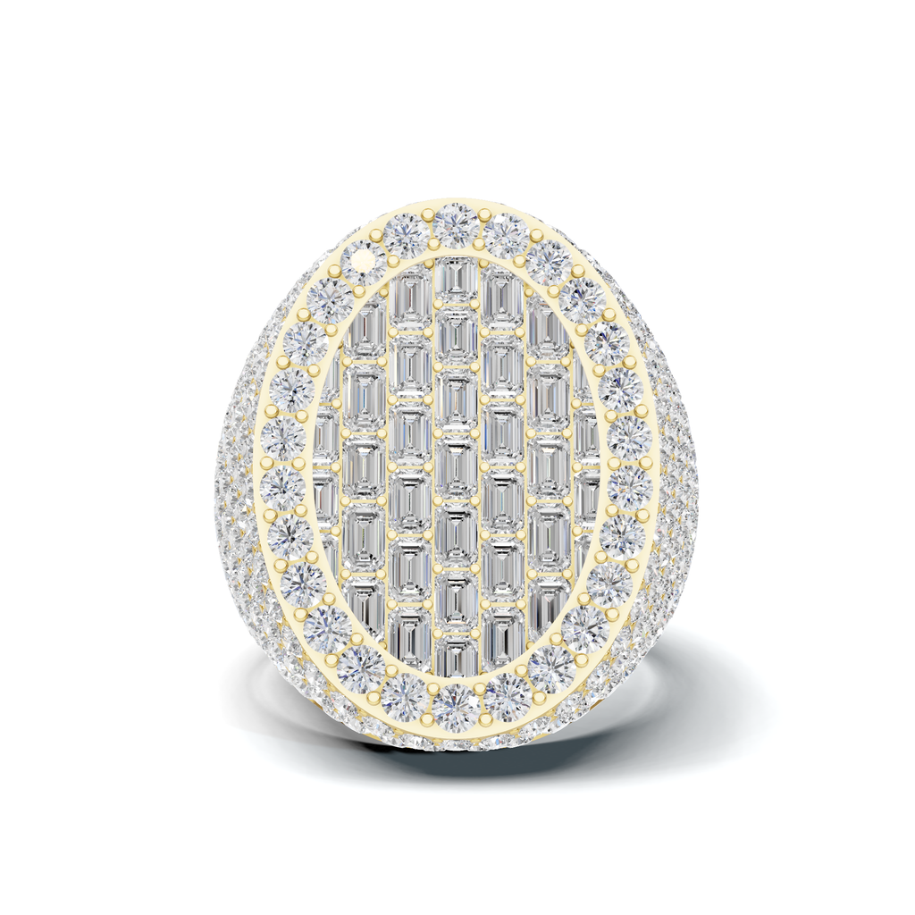 Iced Out Signet Ring