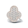 Ornate Floral Statement Ring
