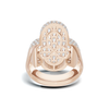 Ornate Floral Statement Ring