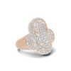 Ornate Floral Statement Ring