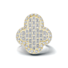 Ornate Floral Statement Ring