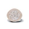 Statement Pave Mosaic Ring