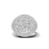 Statement Pave Mosaic Ring