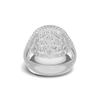 Statement Pave Mosaic Ring