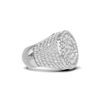 Statement Pave Mosaic Ring