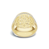Statement Pave Mosaic Ring