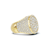 Statement Pave Mosaic Ring
