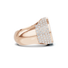 Iced Baguette Statement Ring