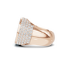 Iced Baguette Statement Ring
