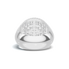 Iced Baguette Statement Ring