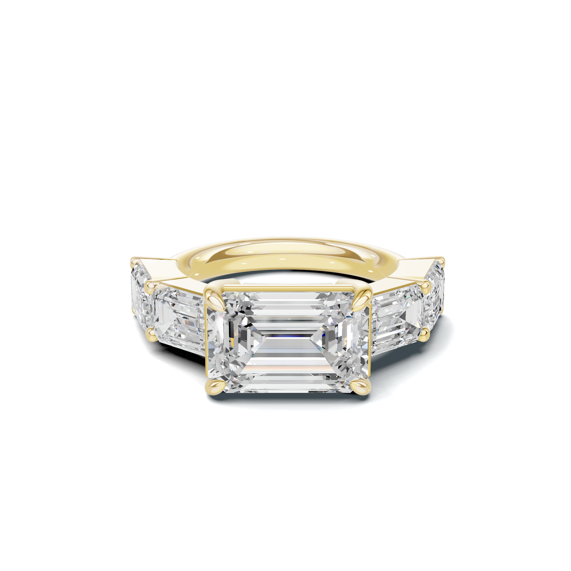 Five Stone Step Ring