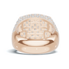 Baguette Pave Statement Ring