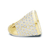 Baguette Pave Statement Ring