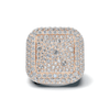 Pave Statement Square Ring