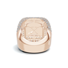Pave Statement Square Ring