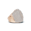 Pave Statement Square Ring