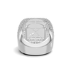 Pave Statement Square Ring